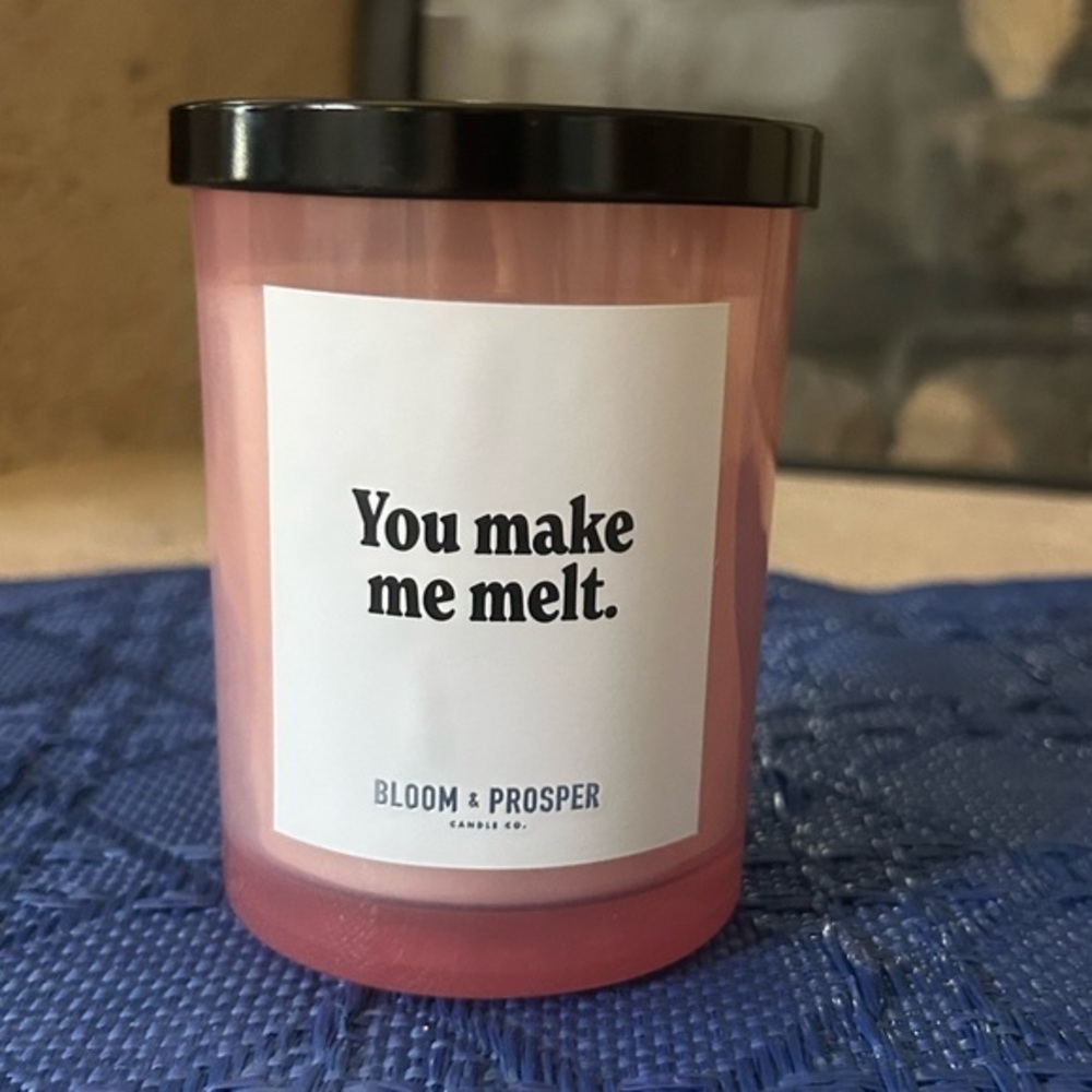 Bloom & Prosper You Make Me Melt Sweet Strawberry Scented Candle